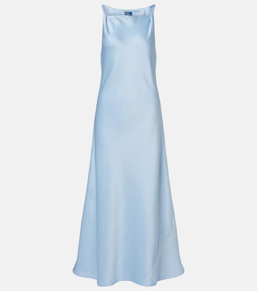 Twisted satin gown