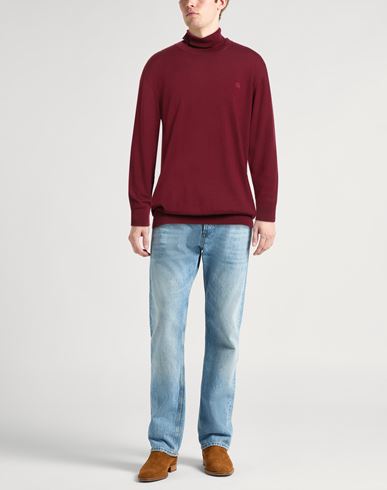 Man Turtleneck Garnet Size XL Wool