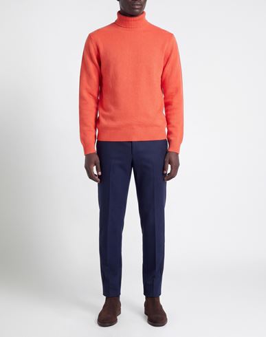 Man Turtleneck Tomato red Size XXL Wool, Polyamide