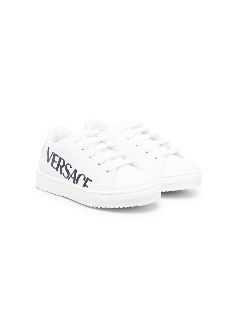 Logo-print low-top sneakers - White