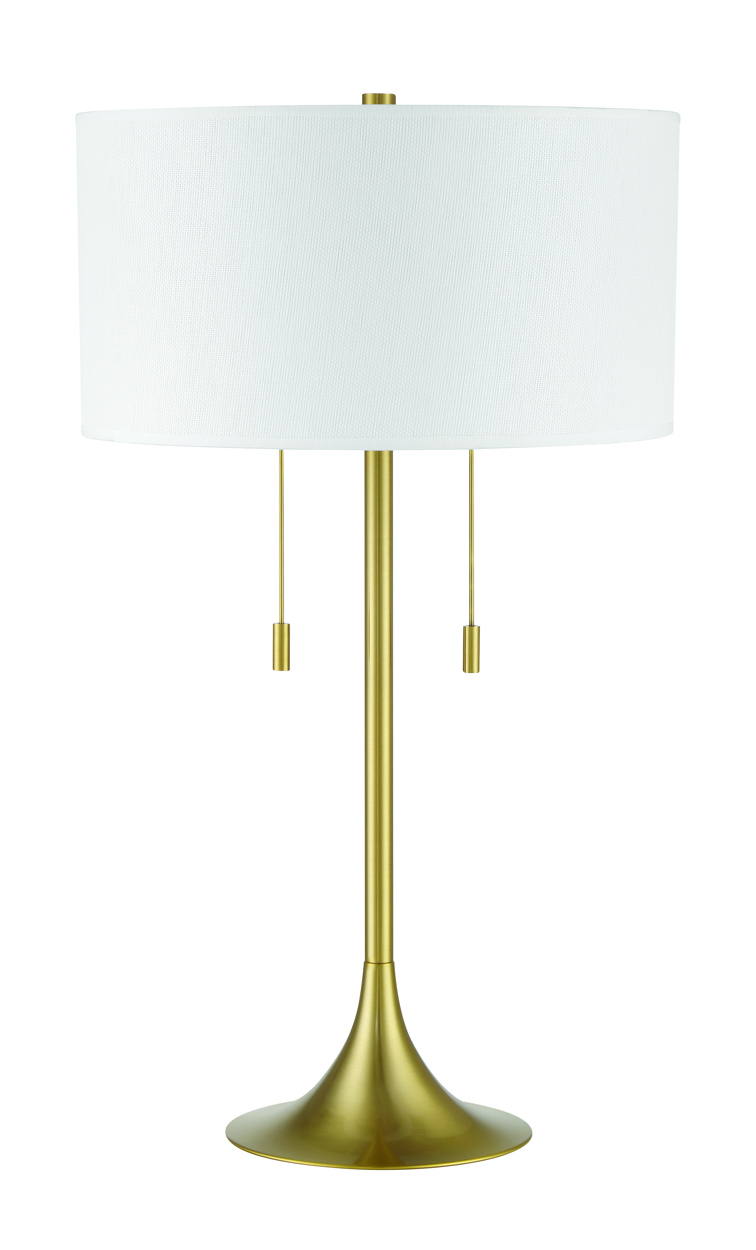 Satin Brass Table Lamp from the Neely Collection