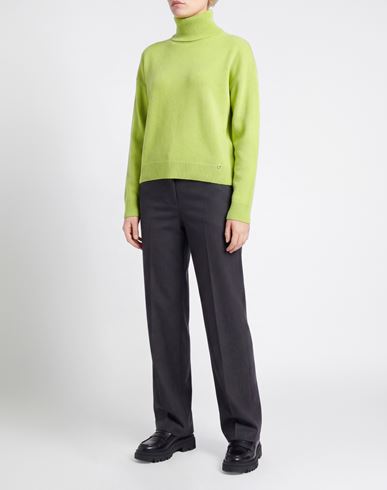 Woman Turtleneck Lime green Size 10 Viscose, Polyamide, Wool, Cashmere
