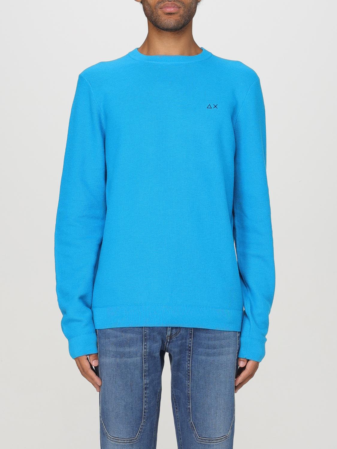Sweater Men color Turquoise