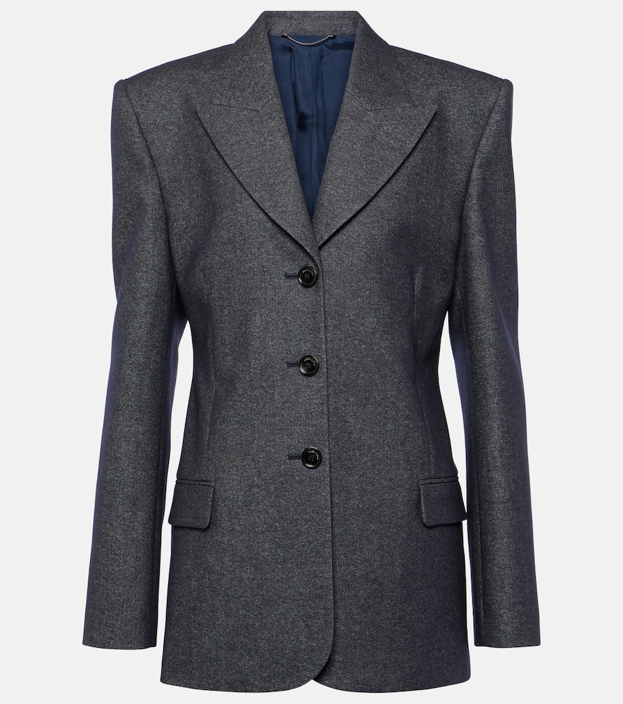 Wool-blend blazer