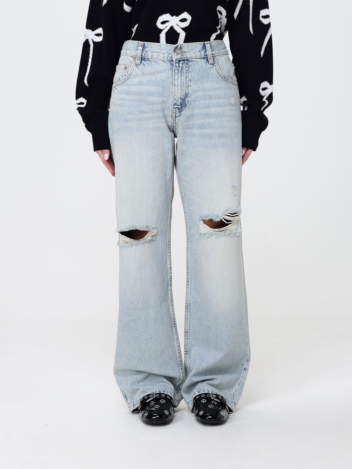 Jeans Woman color Denim