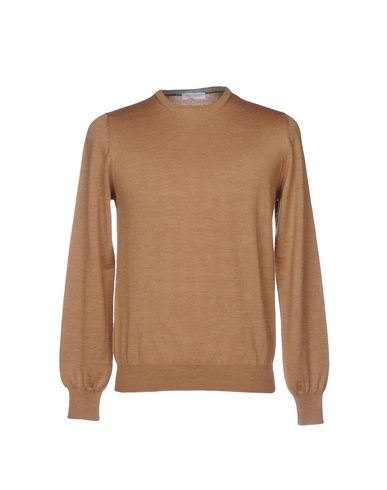 Man Sweater Camel Size 50 Virgin Wool