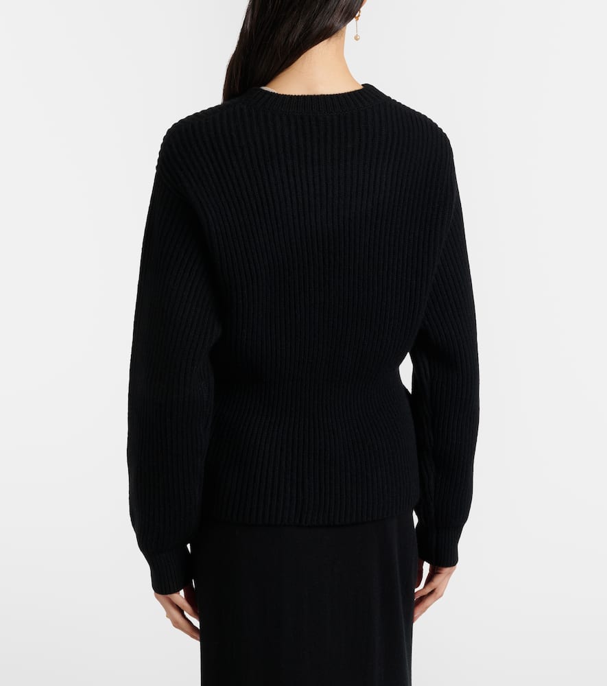 Miriella ribbed-knit cashmere sweater
