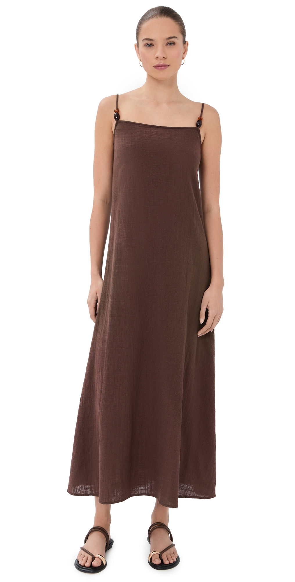 Laura Dress Dark Chocolate
