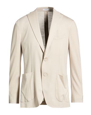 Man Blazer Beige Size 42 Virgin Wool