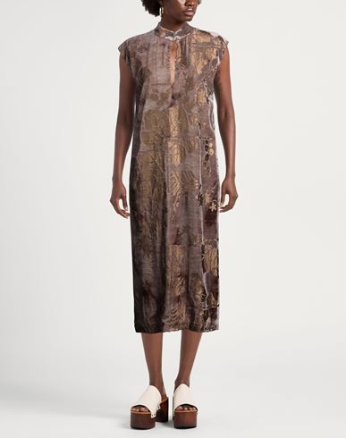 Woman Midi dress Light brown