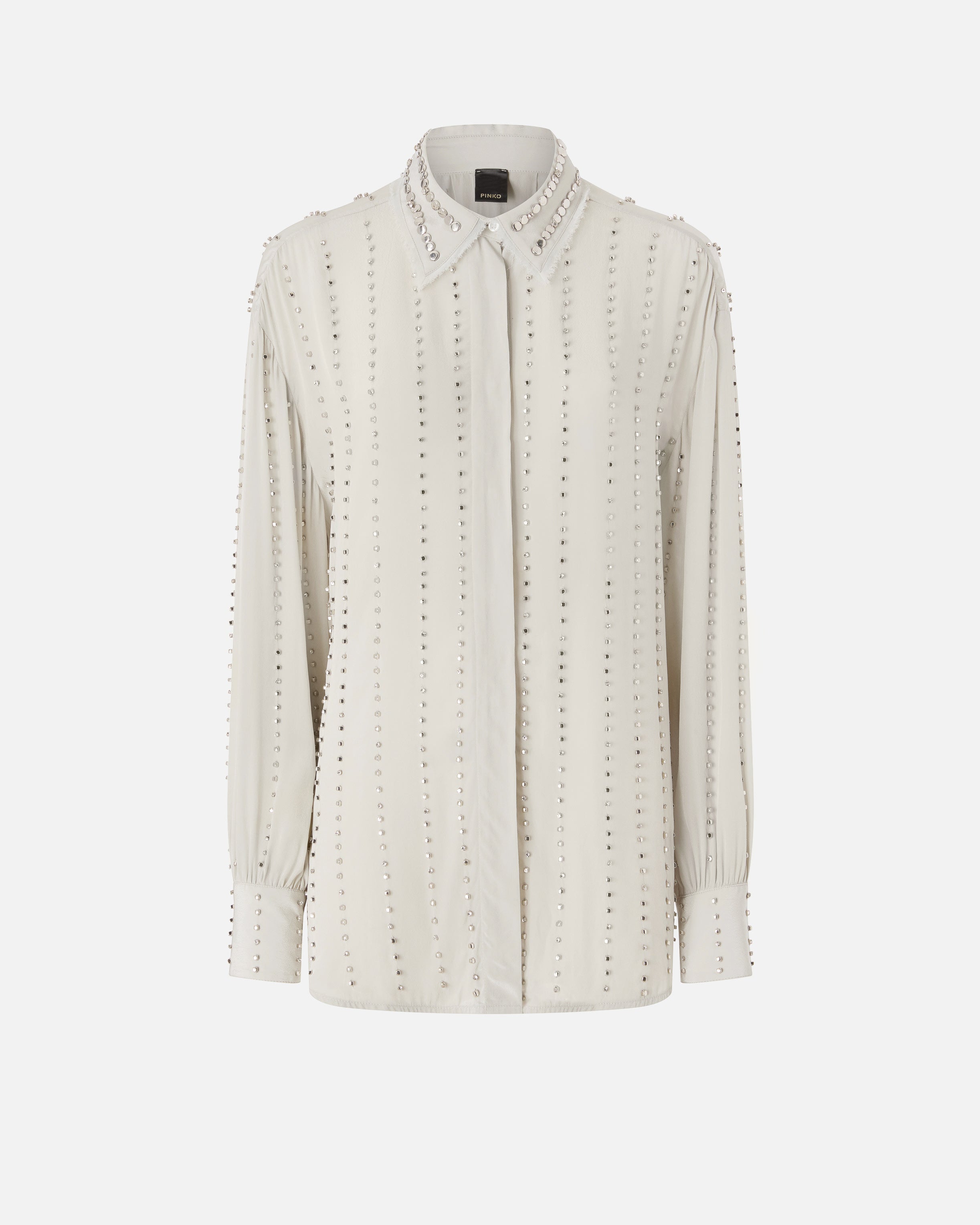 Lightweight shirt with jewel stripes - 36