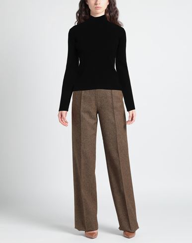 Woman Turtleneck Black Size 4 Viscose, Polyester
