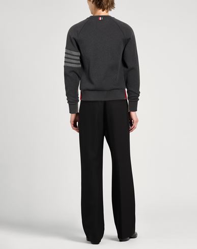 Man Sweatshirt Charcoal Size 2 Cotton