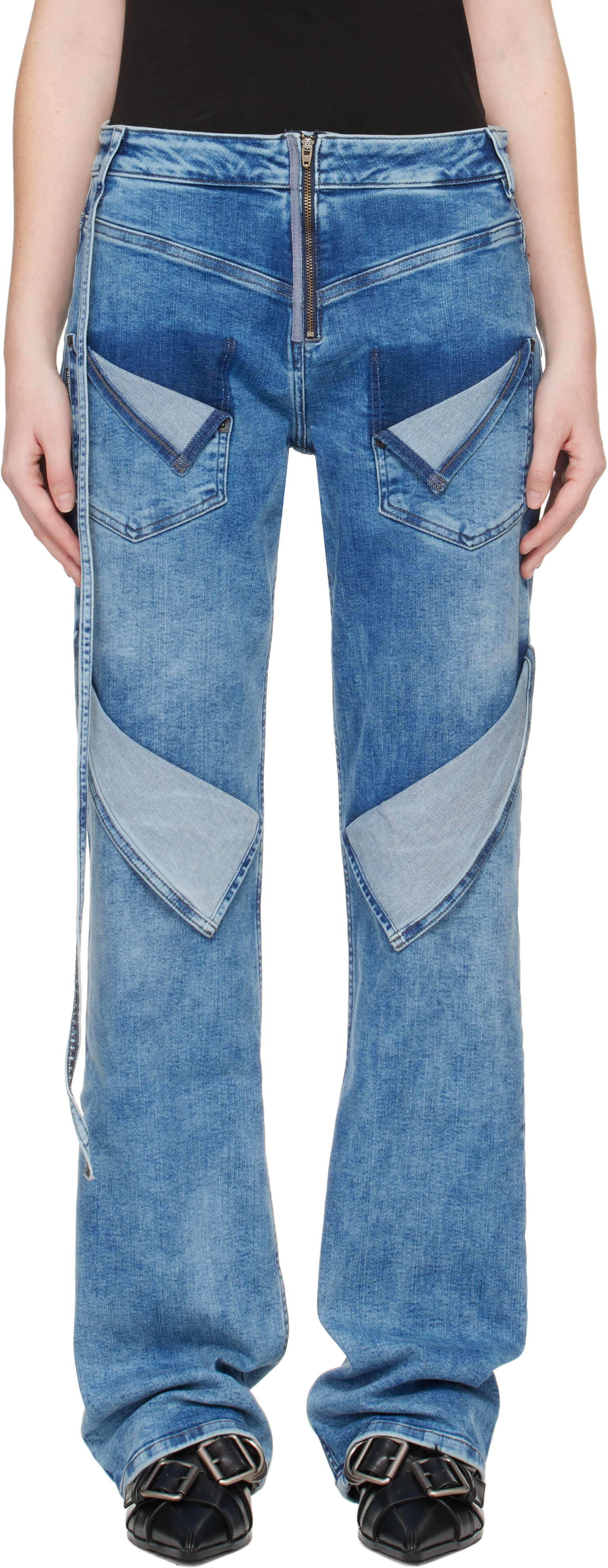 Blue Loose Fit Jeans