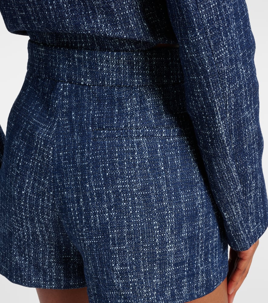 Cotton tweed shorts