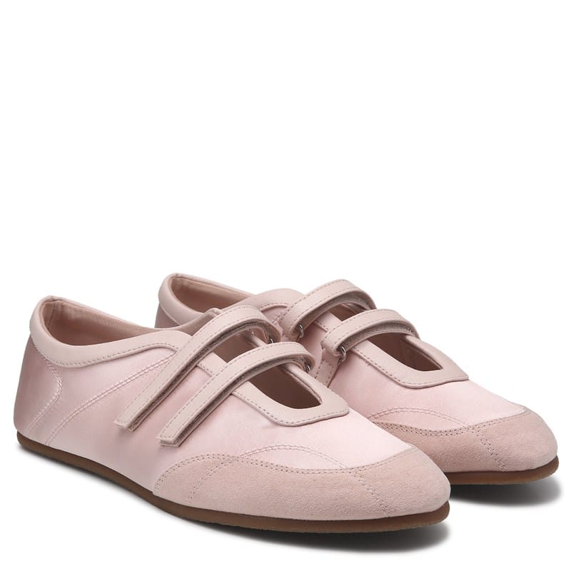 Women's Lucky Ballet Sneakers (Light Pink Satin)