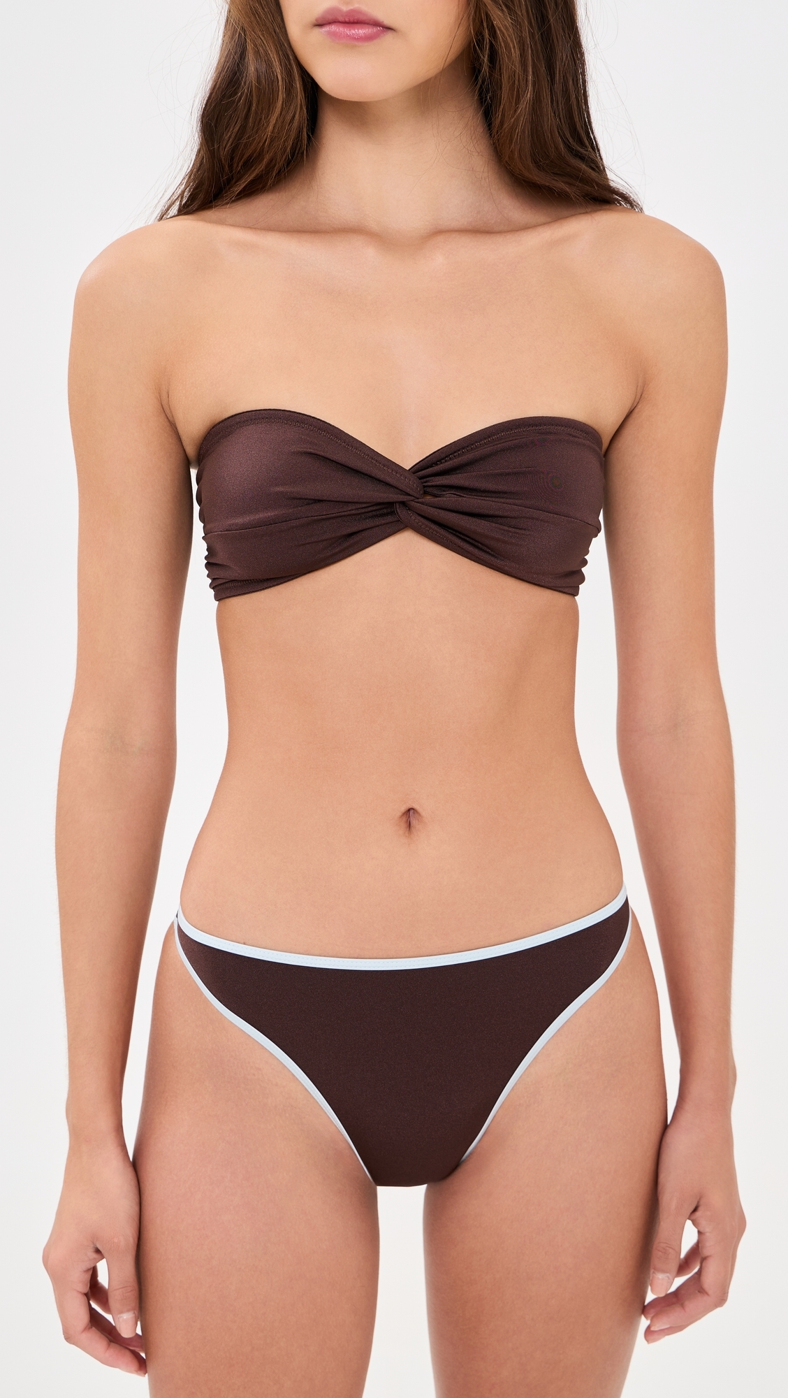 Bella Bandeau Bikini Top Mocha