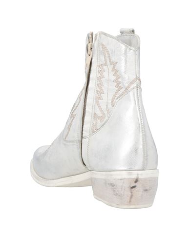 Woman Ankle boots Silver Size 7 Leather
