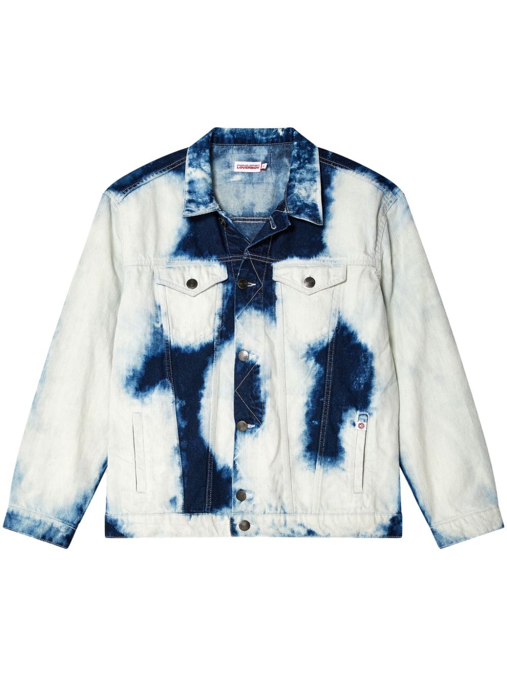 Denim shirt jacket - White
