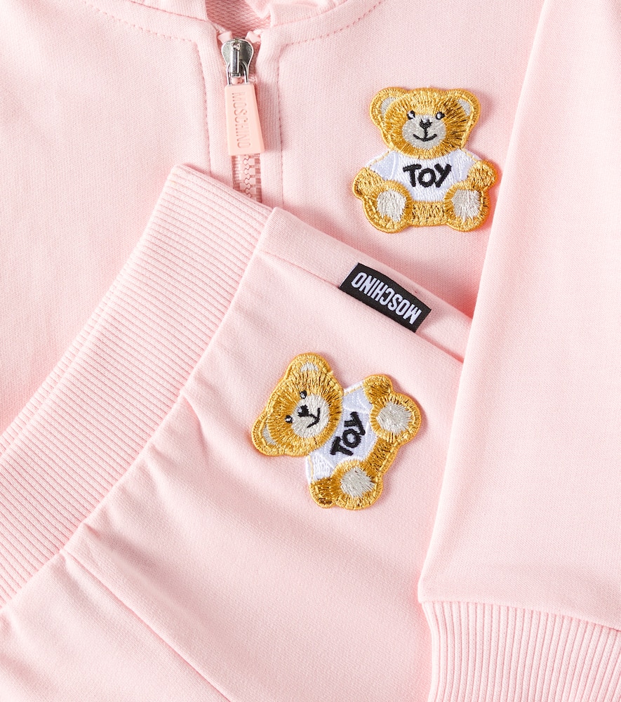 Moschino Kids Baby Teddy Bear cotton hoodie and sweatpants