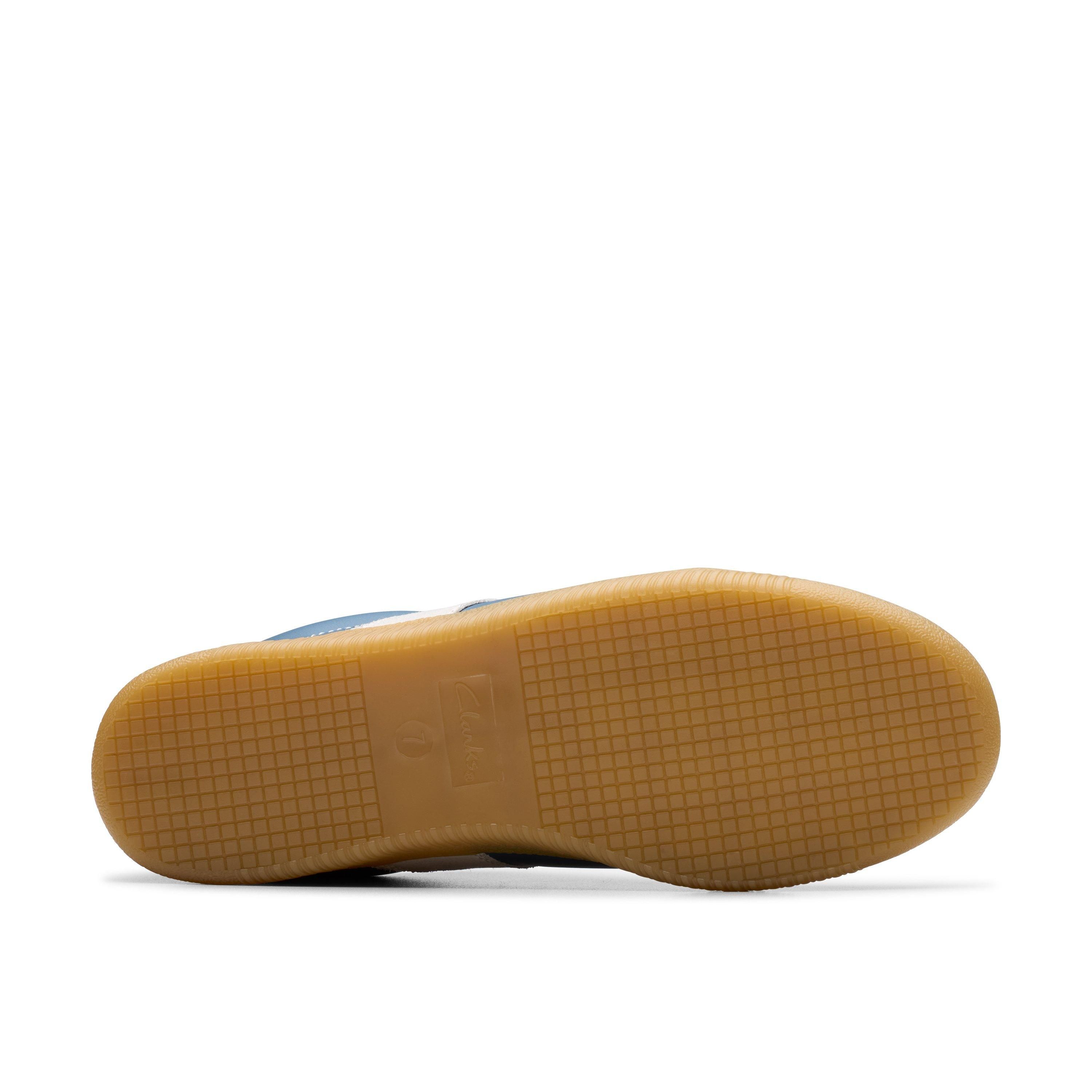 Clarks Nykole Step Denim Trainers In Blue