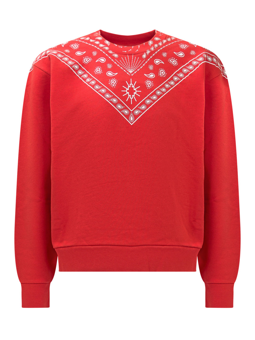 Kids Orange Paisley Sweatshirt