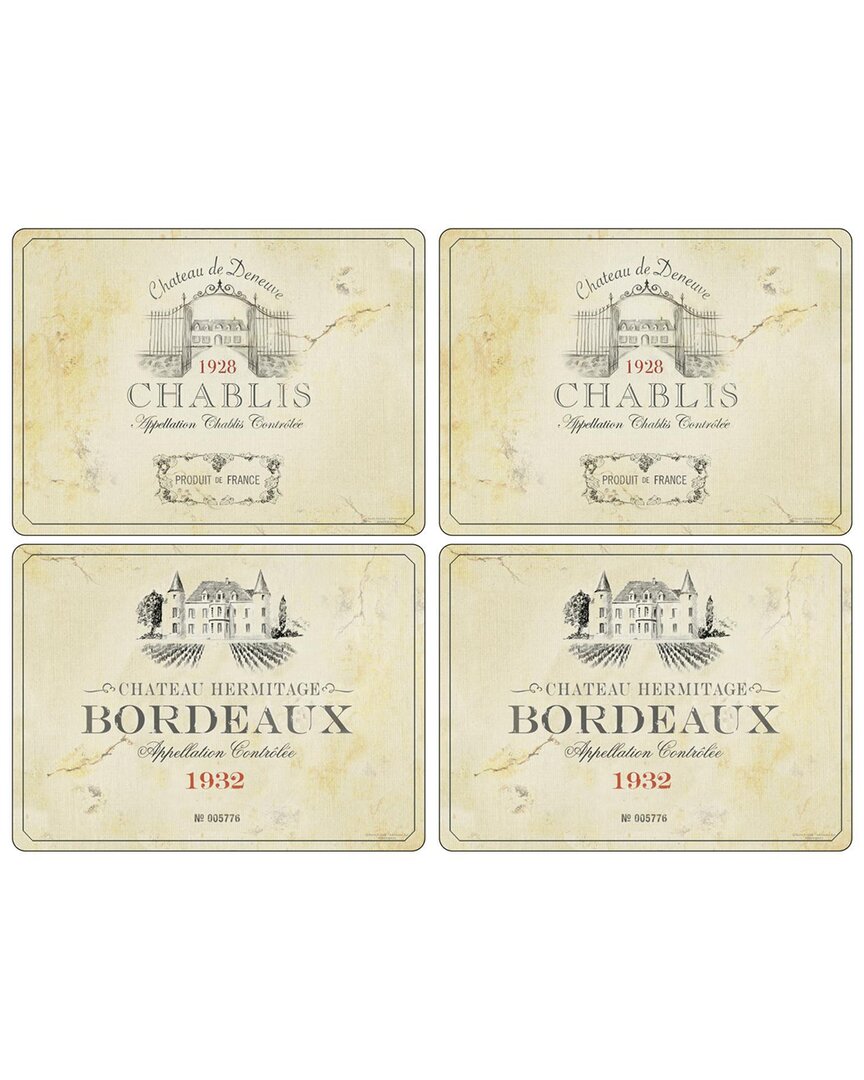Pimpernel Vin De France Set of 4 Placemats