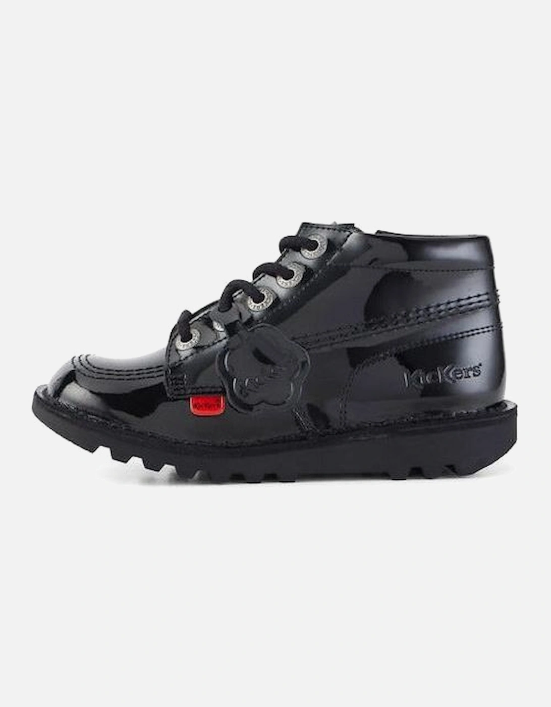 Kickers Kick Hi Core Black Patent