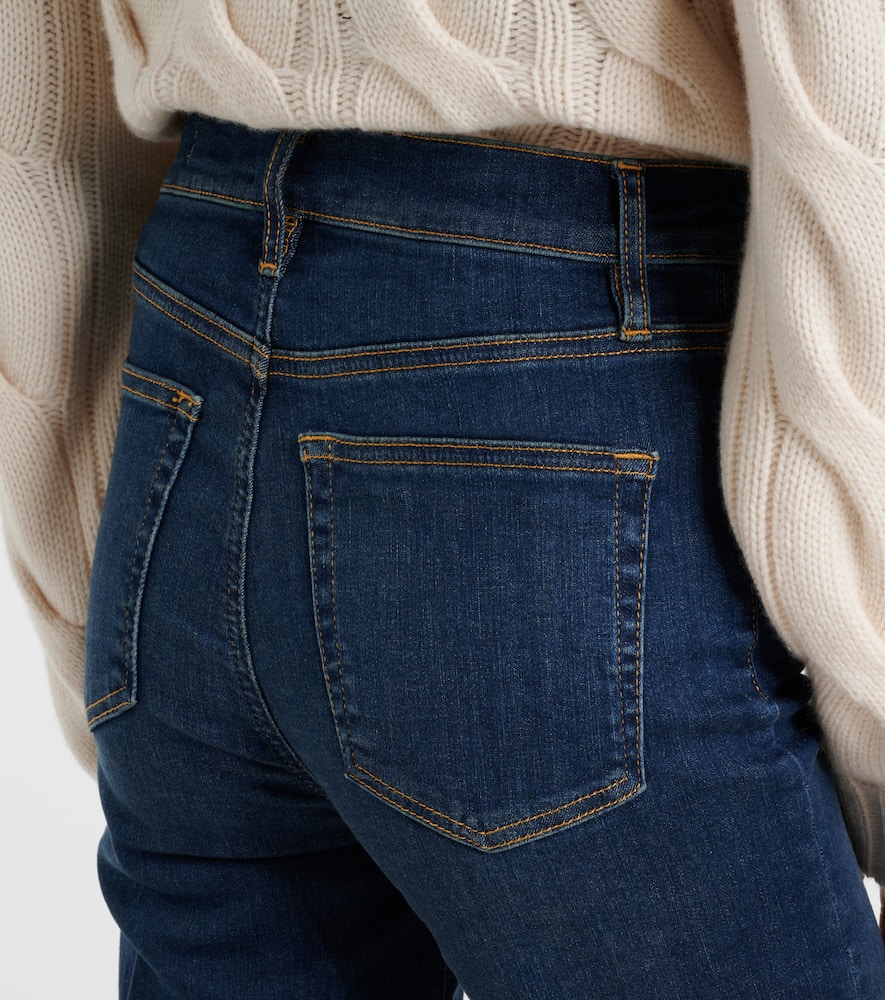 Le Sleek high-rise straight jeans
