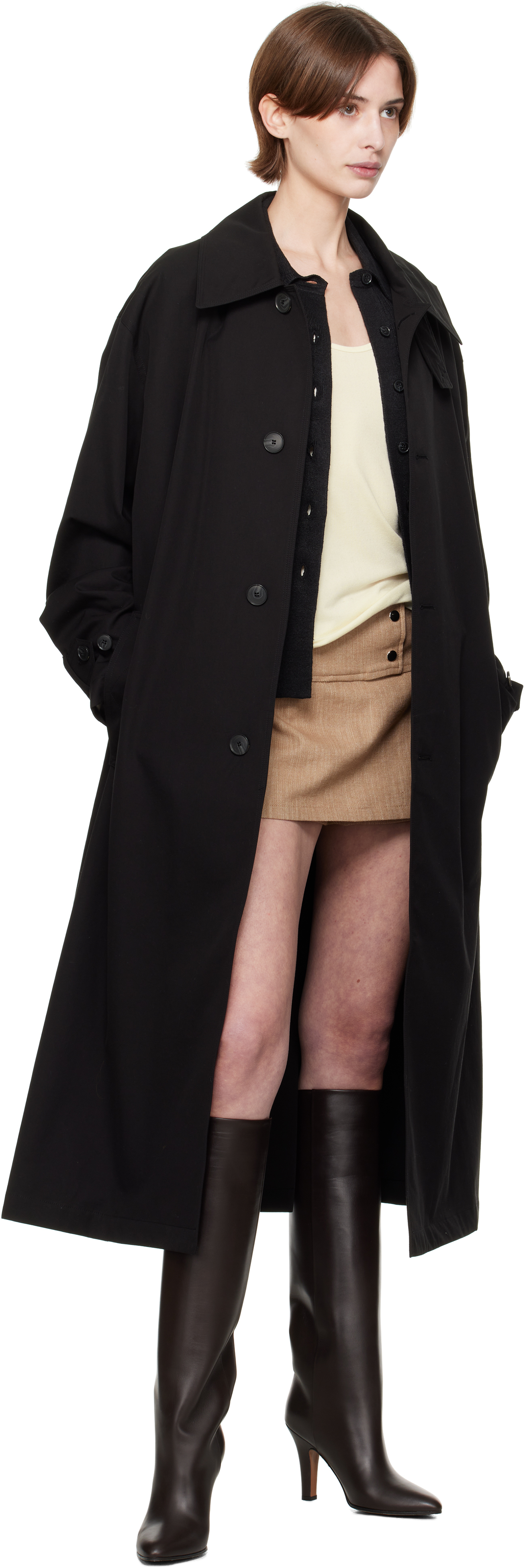 Mfpen Beige Venture Trench Coat