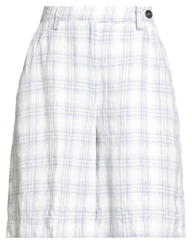 Woman Shorts & Bermuda Shorts White Size 2 Linen