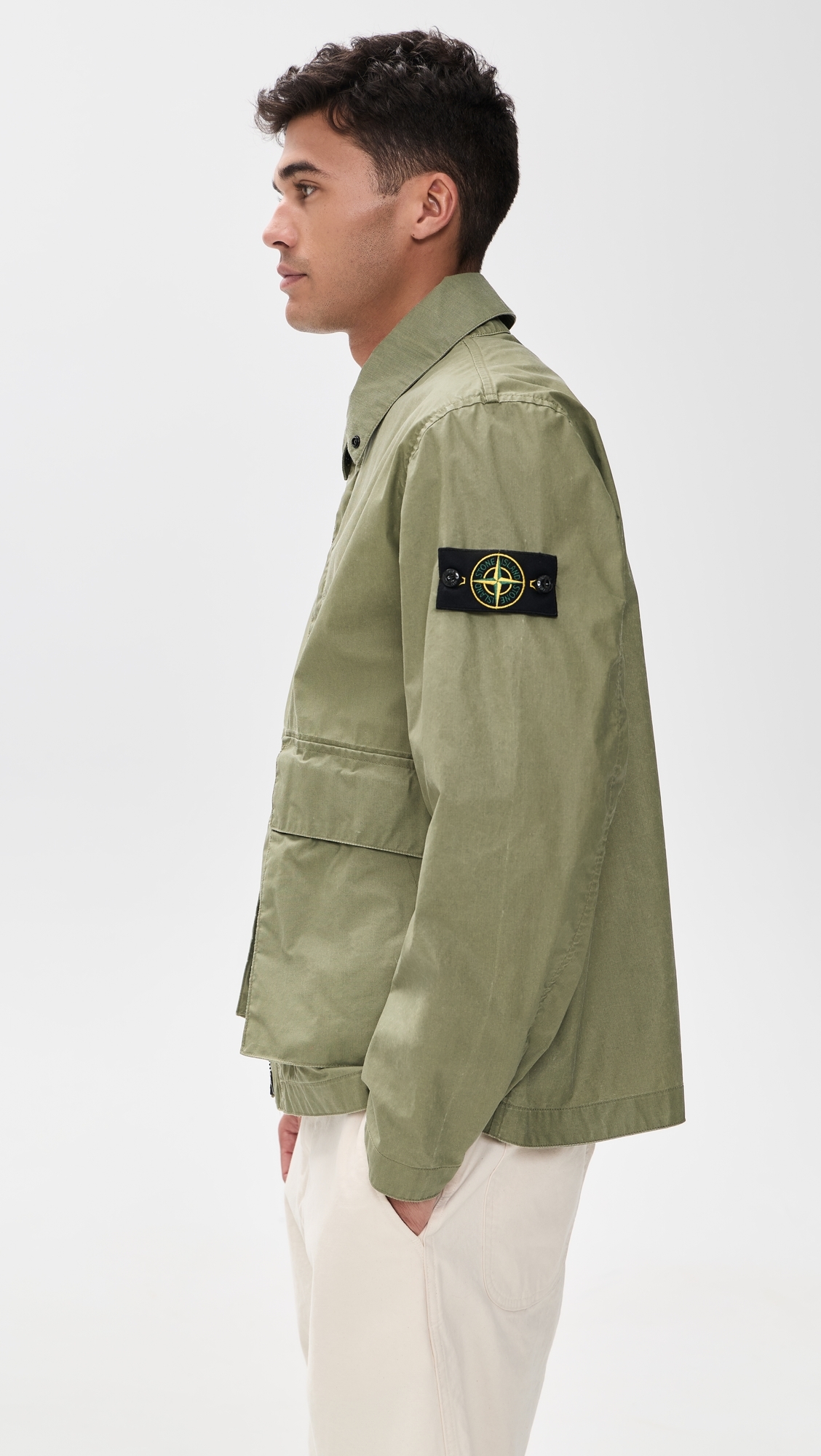 Canvas Coach Jacket Military Green