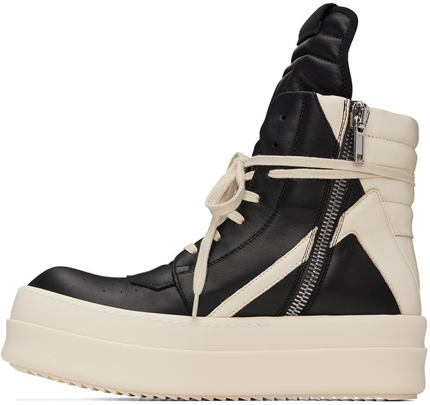 Rick Owens Black Porterville Mega Bumper Geobasket Sneakers