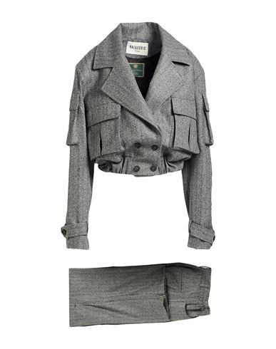 Woman Suit Grey Size S Wool, Cashmere