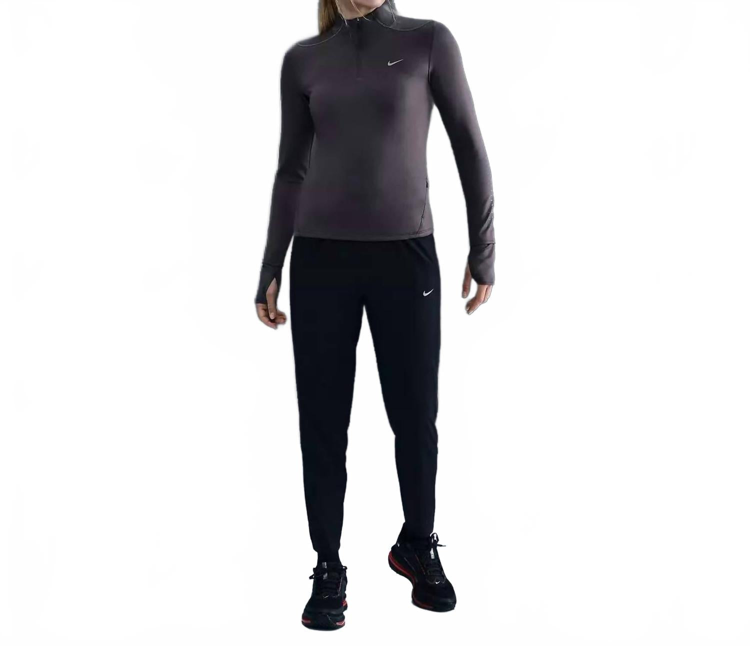 Swift Therma-Fit Advance 1/4-Zip Running Top In Thunder Grey/dark Smoke Grey