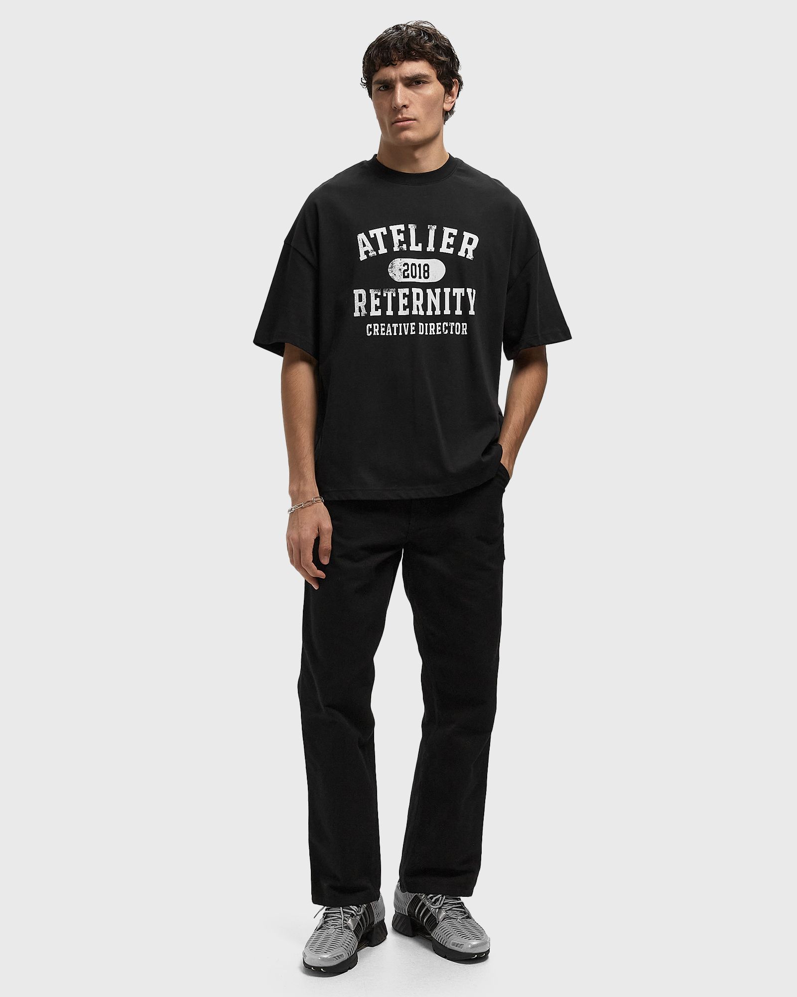 ATELIER EMBLEM T-SHIRT black male Shortsleeves now available at BSTN
