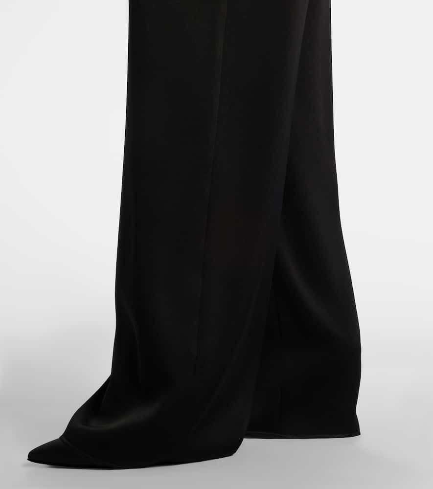 Divo satin wide-leg pants