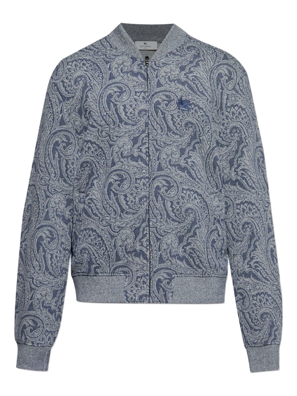 Paisley-print bomber jacket - Blue