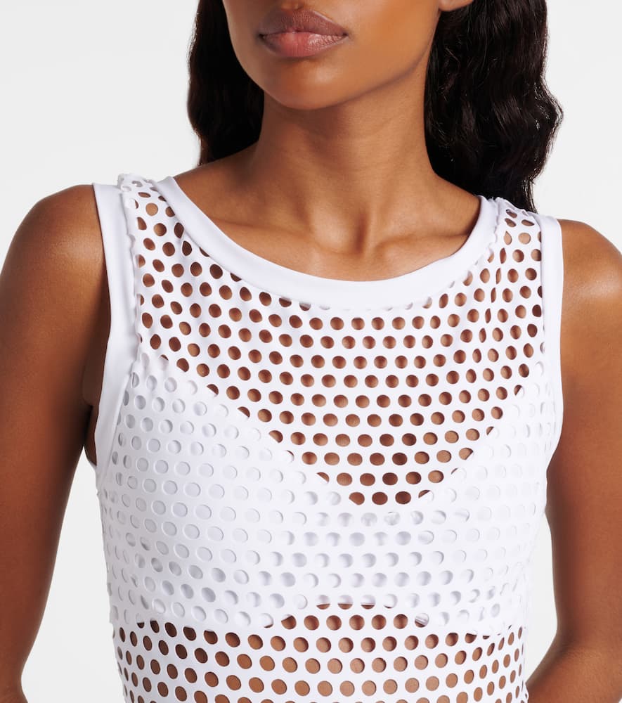 Aster open-knit swimsuit