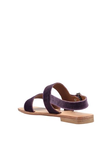 Woman Sandals Purple Size 6 Textile fibers