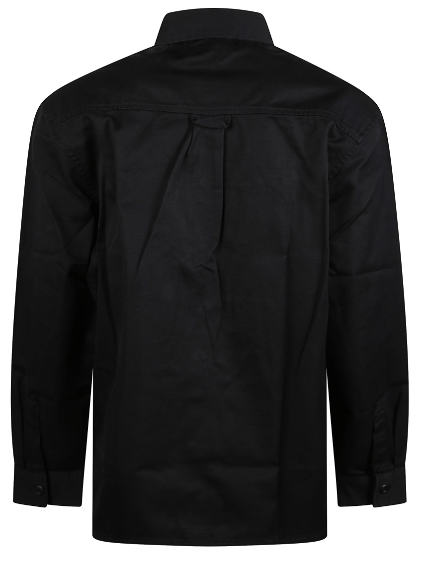 Black Logo Shirt Jacket