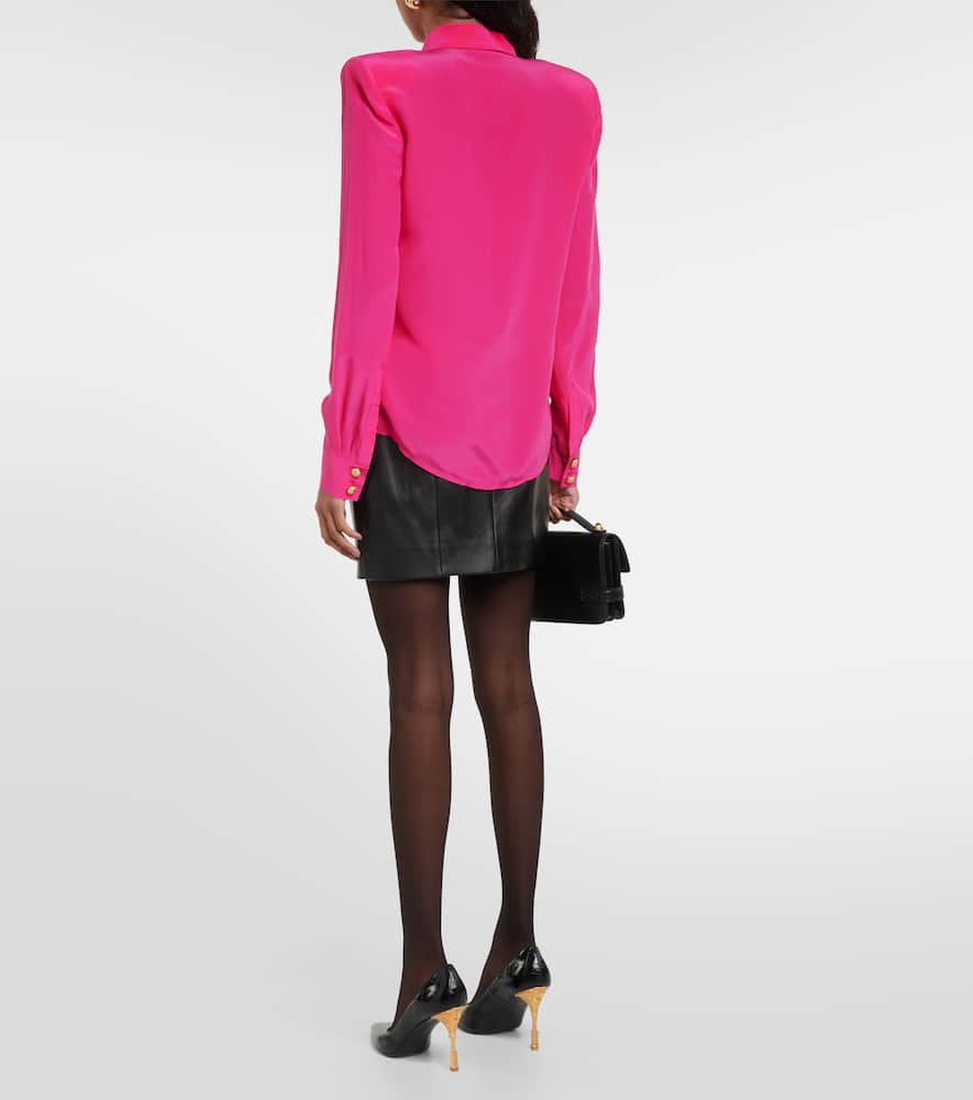 Silk crêpe de chine shirt