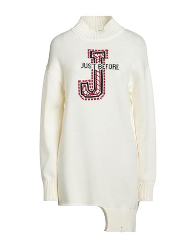 Woman Turtleneck Ivory Size S Acrylic, Wool