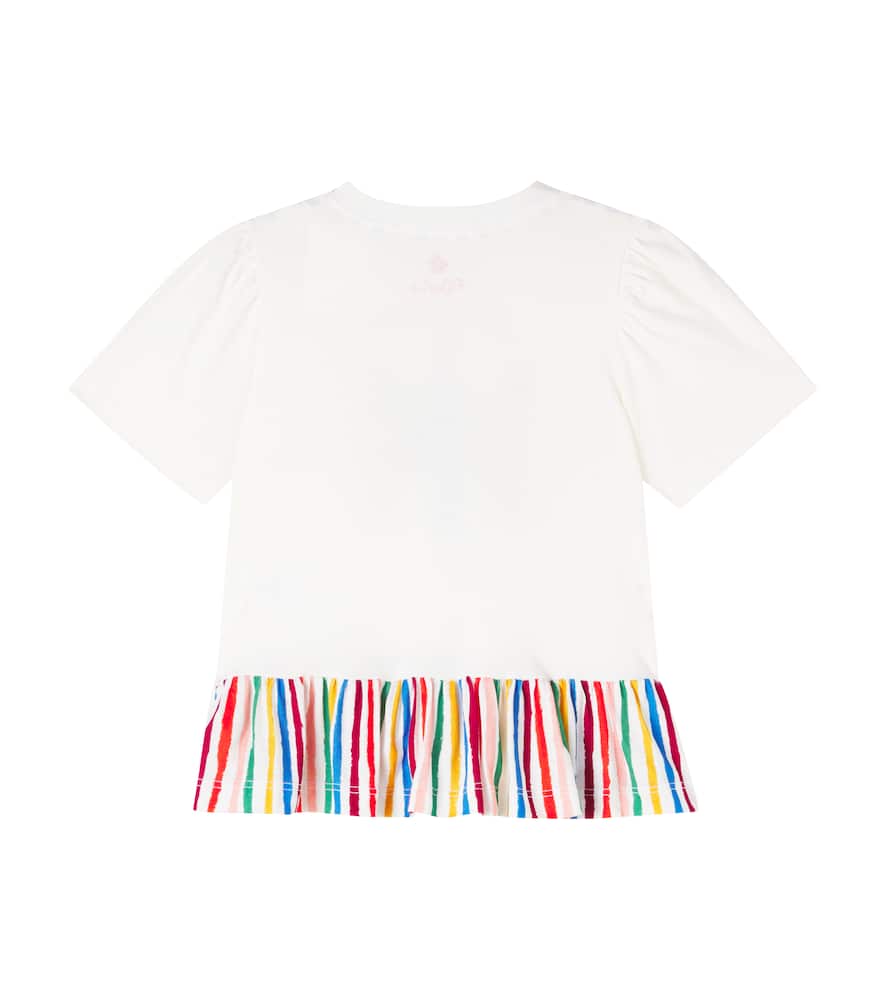 Fábula Silk Borboiris printed cotton top