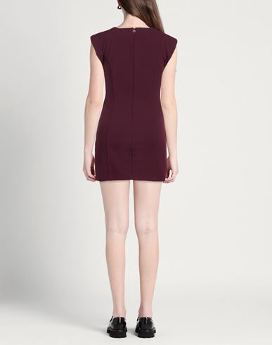 Woman Mini dress Plum Size S Polyester, Elastane