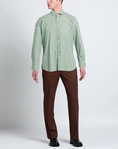 Man Shirt Green Size 15 ¾ Cotton