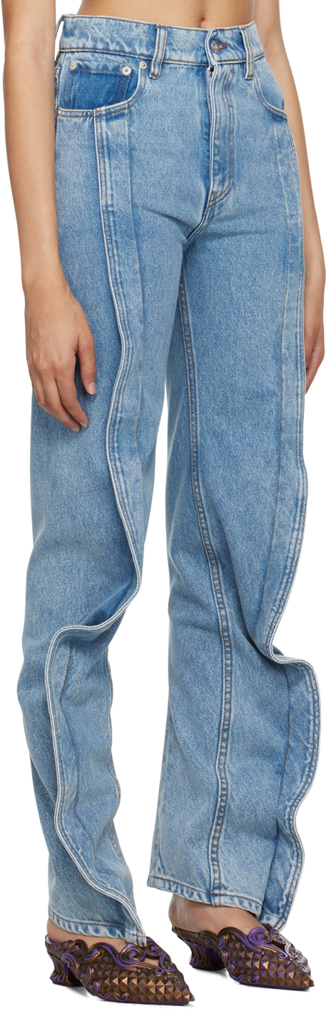 Y/Project Blue Banana Jeans