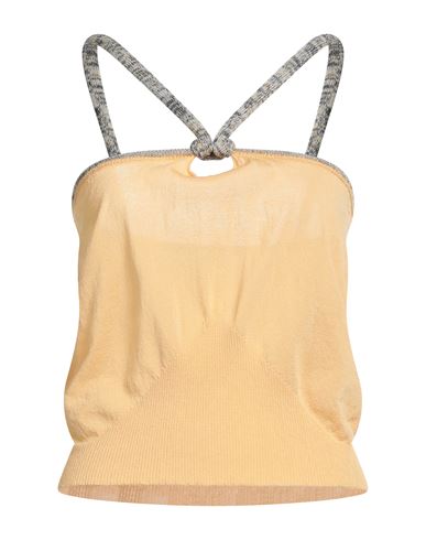 Woman Top Apricot Size L Viscose, Polyamide