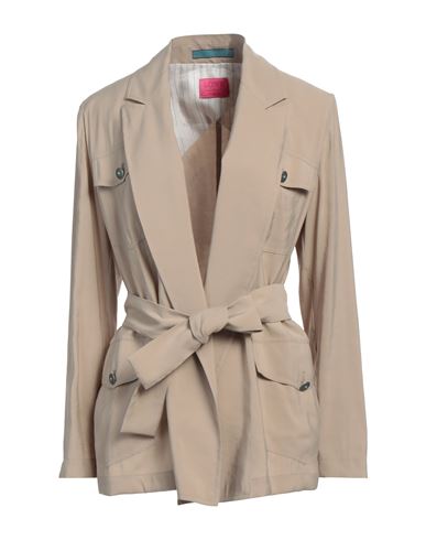 Love Edition Woman Blazer Beige Size 6 Viscose, Polyester