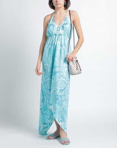 Woman Midi dress Turquoise